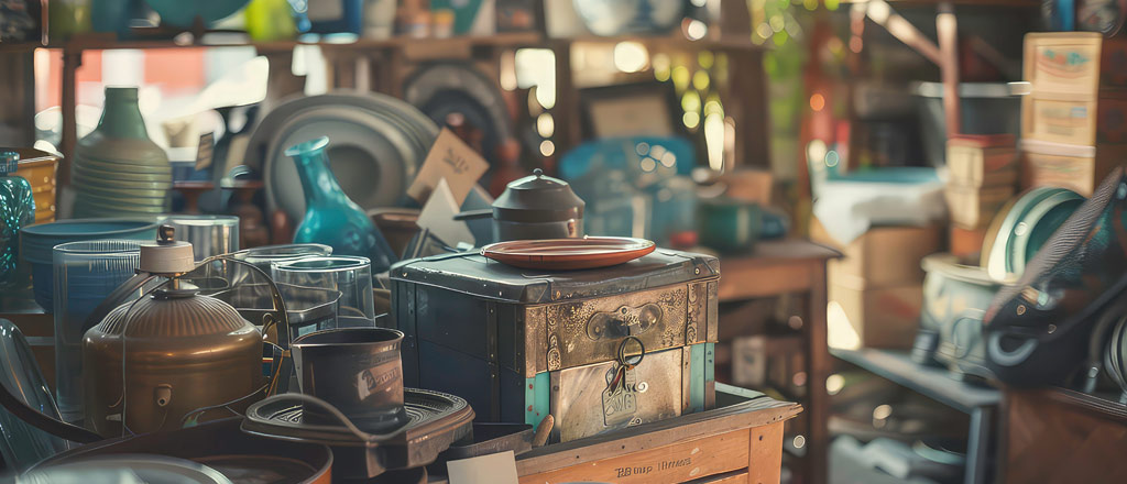 Second hand stores are a great way to find items for home staging.