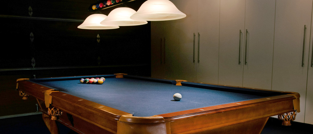 A luxury home usually has spaces designed for entertainment.