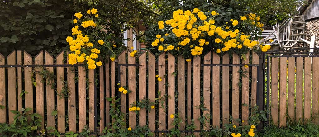 When selling your Spokane home, pay attention to the exterior. Falling fences are a common repair.