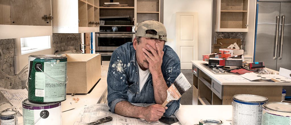 The cons of purchasing a fixer upper home can be stressful & a lot of effort.
