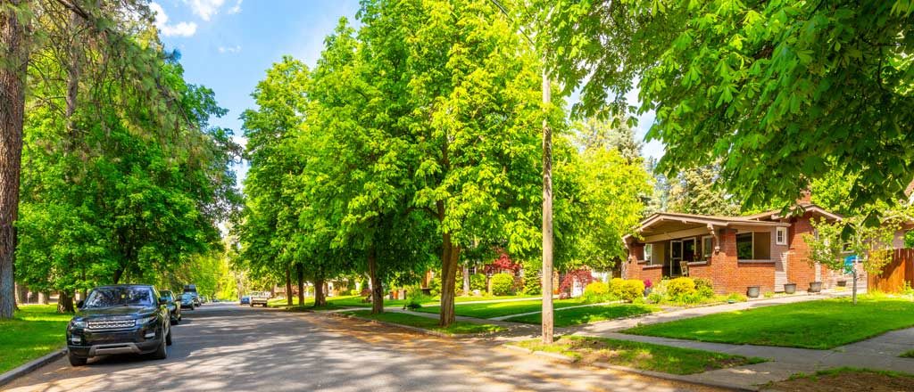 The Perry District, located in south Spokane, is trendy.